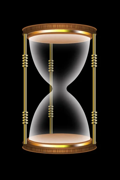 Ilustração do relógio arenoso — Fotografia de Stock