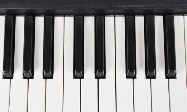 Робочі клавіші музичного інструменту — стокове фото