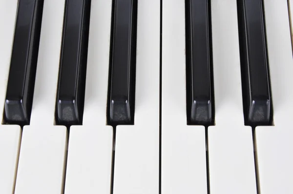 Робочі клавіші музичного інструменту — стокове фото