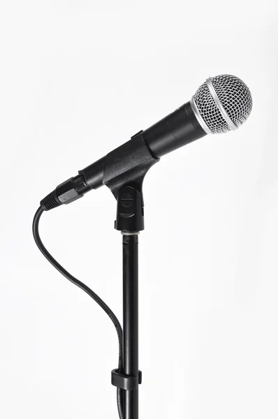 Bir kablo ile mikrofon — Stok fotoğraf