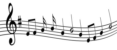 Musical notes clipart