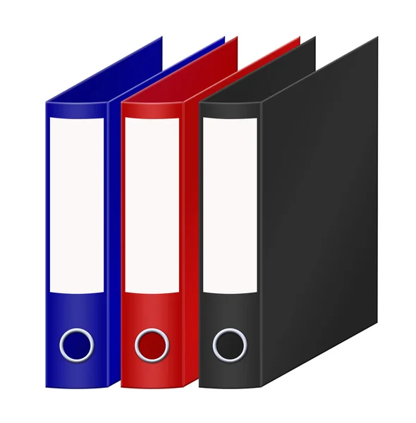 Coloured office folders — Stock Photo, Image