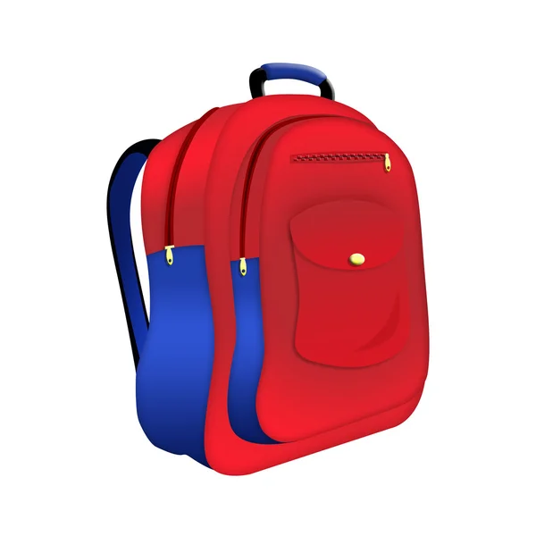 School backpack — Stock Photo, Image