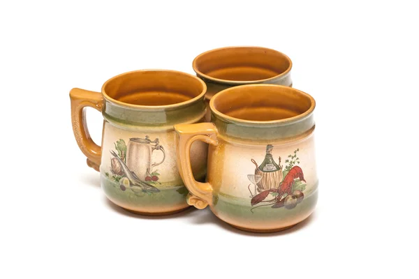 Tree ceramic old mug — Stock Photo, Image