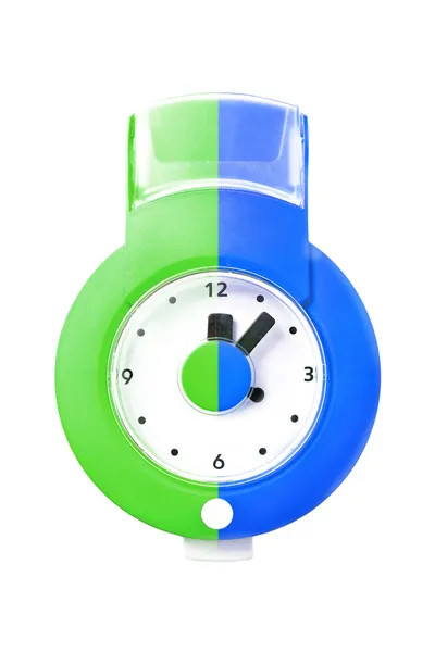 Relógio de quartzo pintado em cores diferentes — Fotografia de Stock