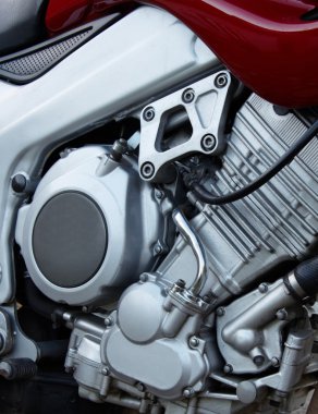 Motorcycle engine clipart
