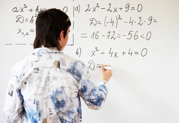 Nauczania algebry — Zdjęcie stockowe