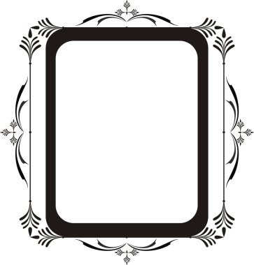 Vector decorative frame clipart