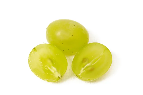 Нарезанный зелёный виноград — стоковое фото