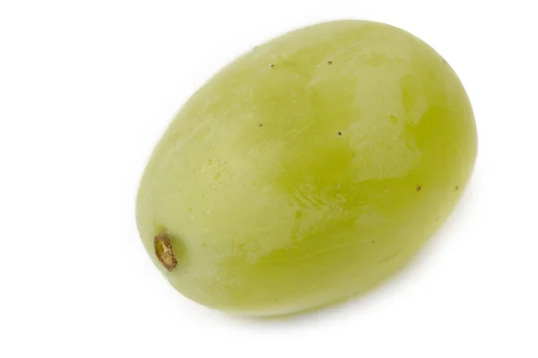 Green grape. Macro — Stock Photo, Image