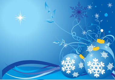 Christmas winter background clipart