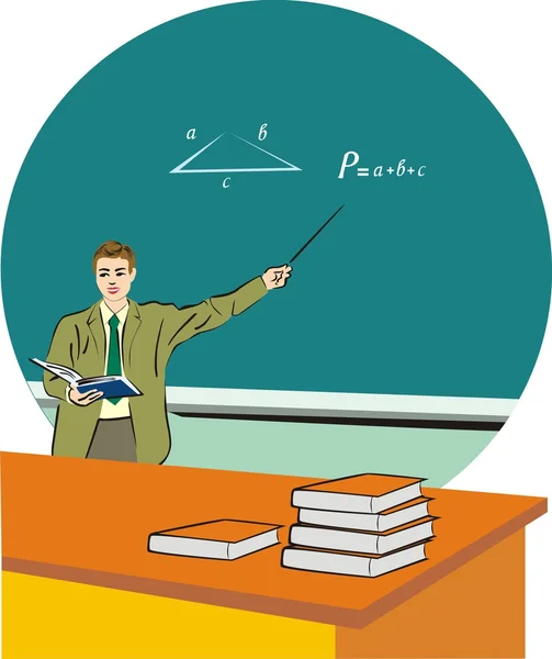 Učitel — Stockový vektor