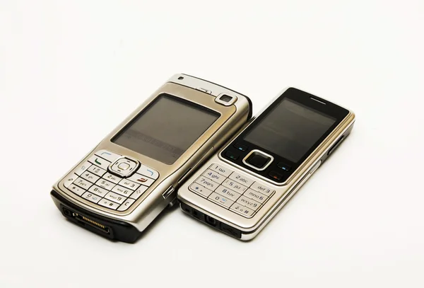 Twee mobiele — Stockfoto