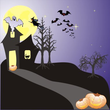 Halloween background clipart