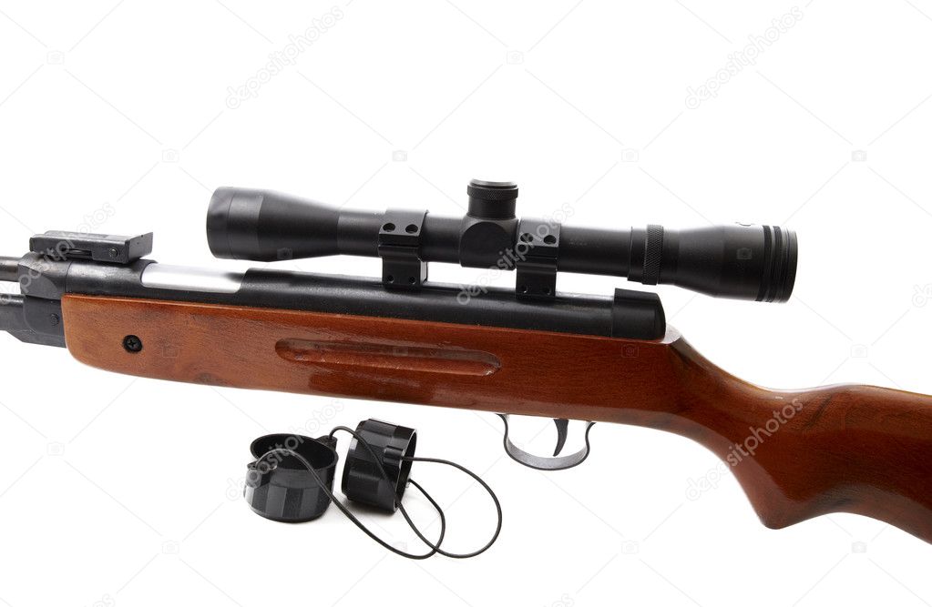 Rifle and scope