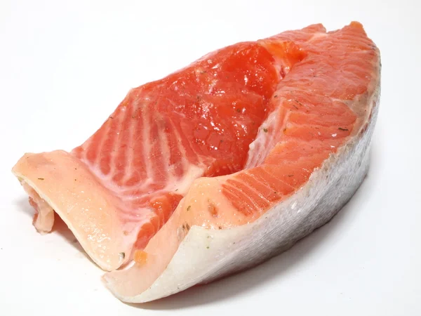 Trozos de salmónidos salados —  Fotos de Stock