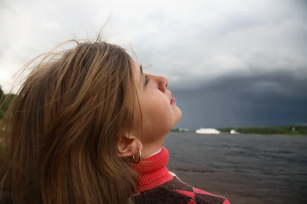 En espera de una tormenta — Foto de Stock