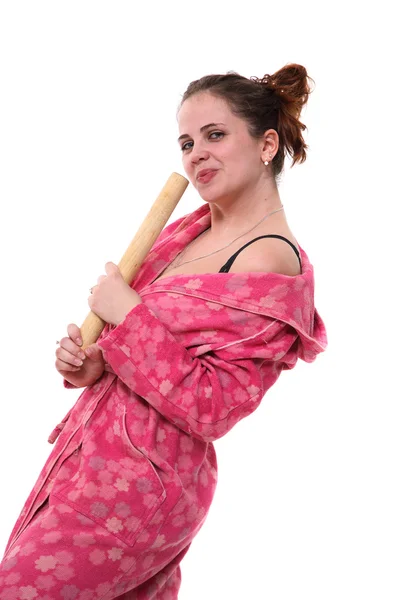 Sly housewife — Stock Photo, Image