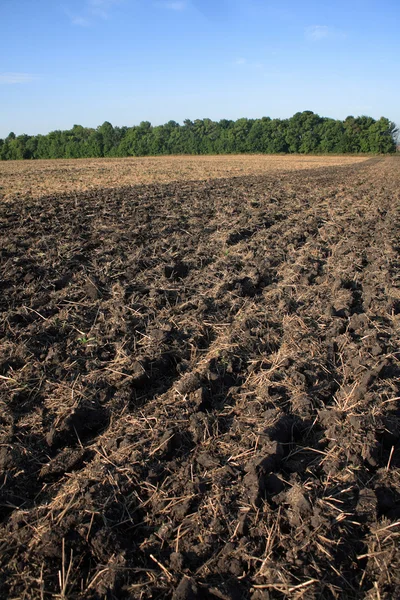 Stock image The ploughed ground