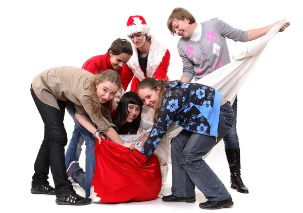 Bag Santa-Klaus — Stock Photo, Image