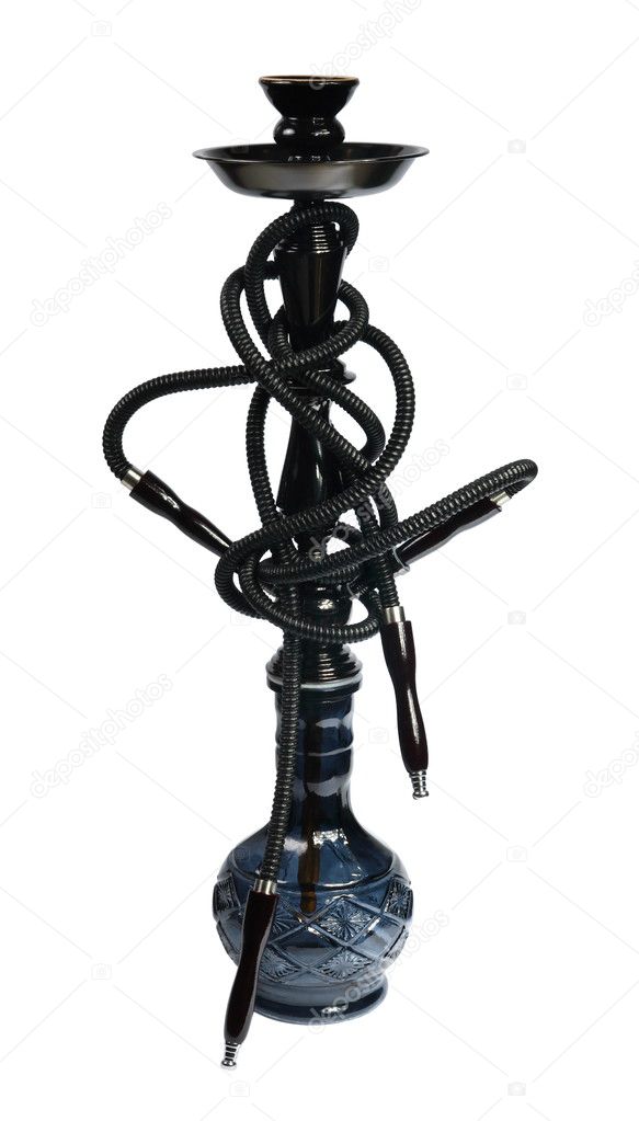 Black Hookah. (isolated) Stock Photo by ©Aptyp_koK 1182136