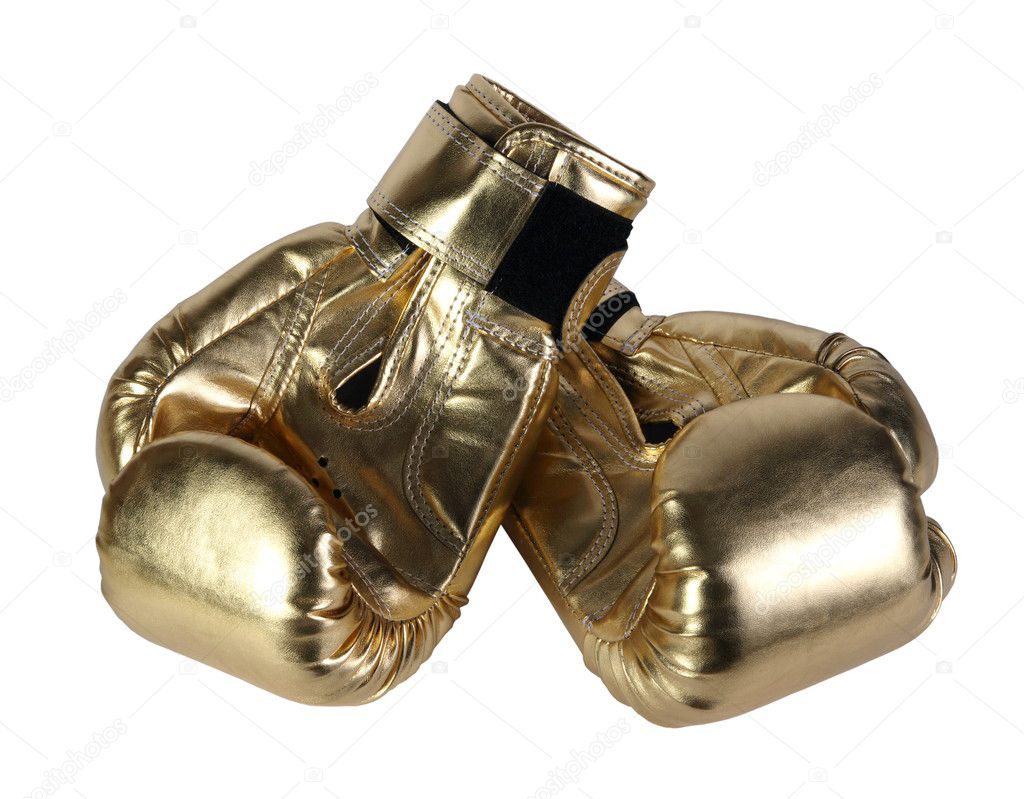 Gold, bronze boxinggloves — Stock Photo © Aptyp_koK 1490867