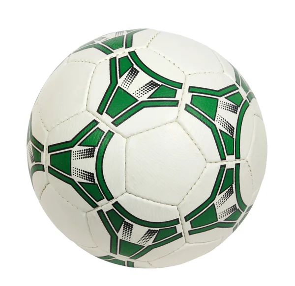 Green and white soccer ball — Stock Photo © Aptyp_koK #2473390