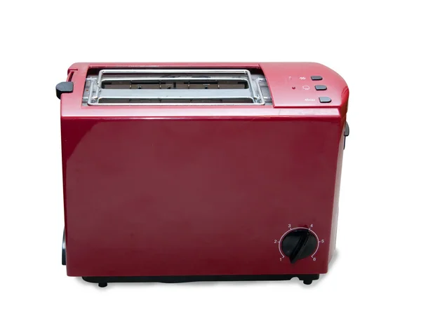 Roter Toaster — Stockfoto