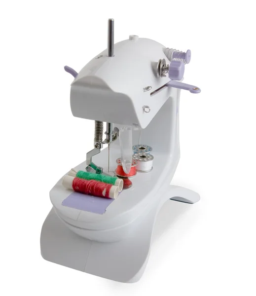 Máquina de coser blanca —  Fotos de Stock