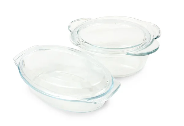 Set of glass dishes — Stock Photo, Image