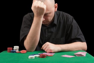 Losings in poker clipart