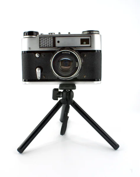 Старомодная фотокамера — стоковое фото