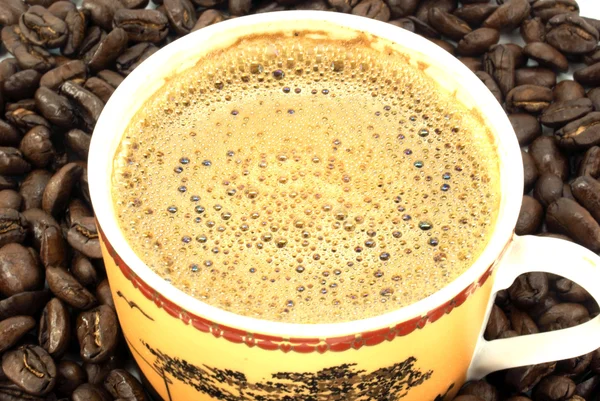 Czarna kawa — Zdjęcie stockowe