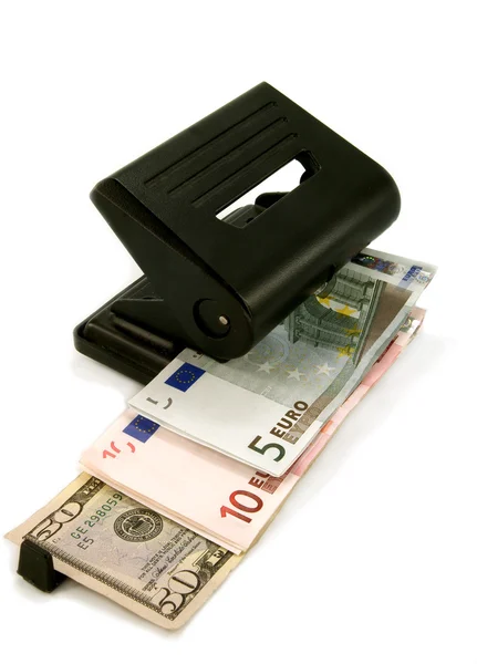 Puncher with money — Stock Photo, Image