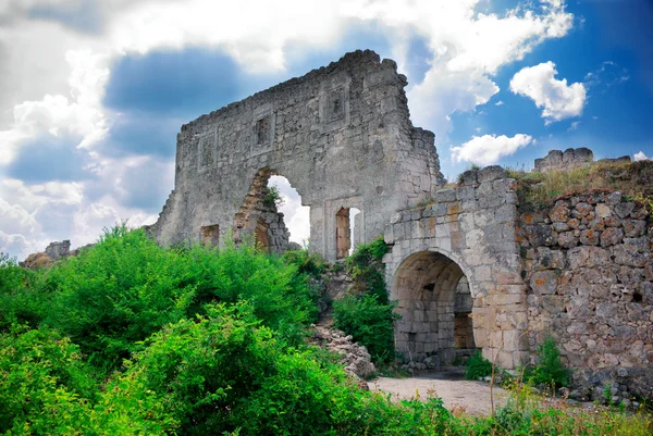 Ruiner av det gamle slottet – stockfoto