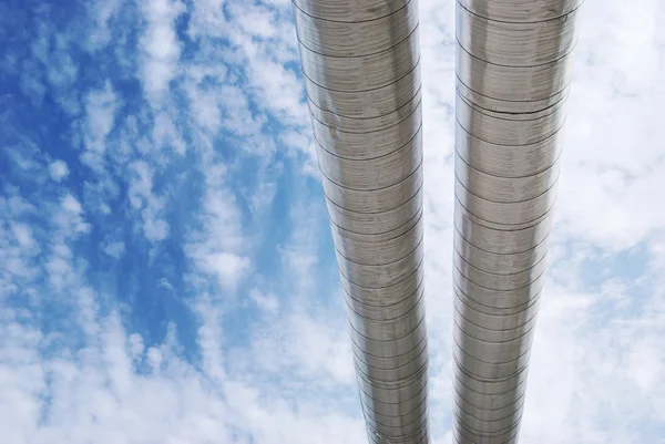 Pipes to sky — Stock Photo, Image