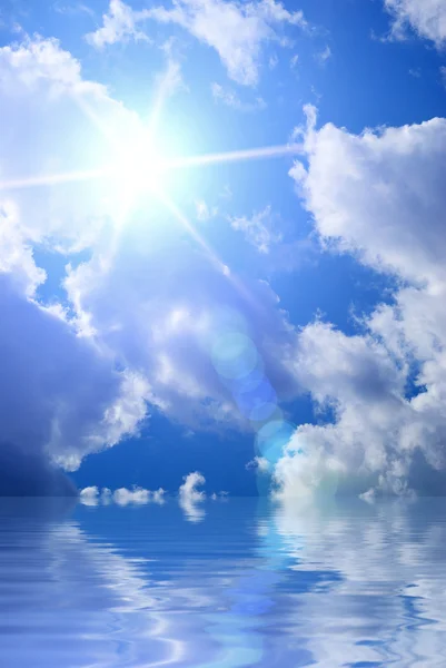 Güneş ve su — Stok fotoğraf