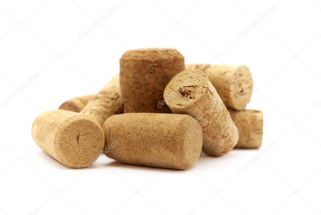 Group of wine cork