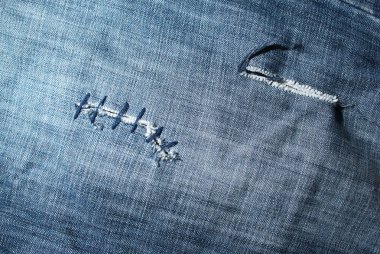 Texture of cut jeans clipart