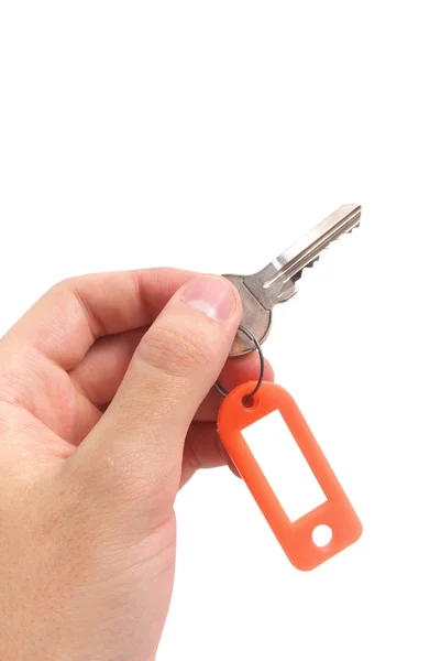 stock image Key in hand.