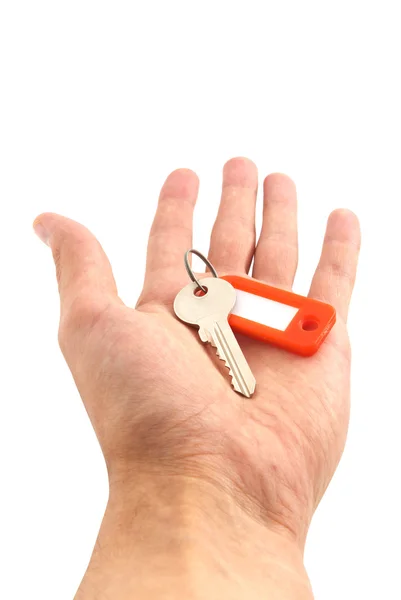 Nyckel i handen. — Stockfoto
