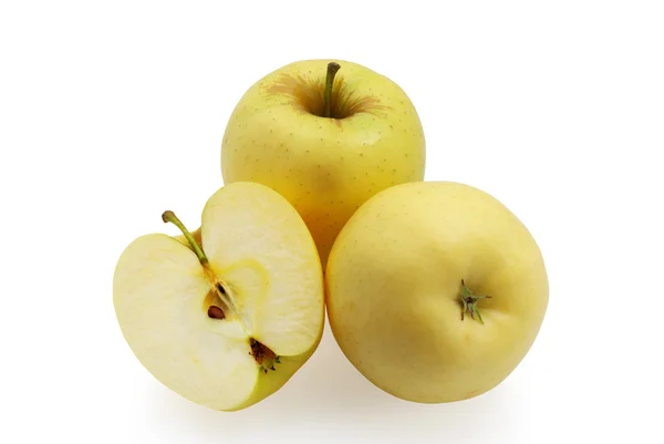 Trzy firmy apple — Zdjęcie stockowe