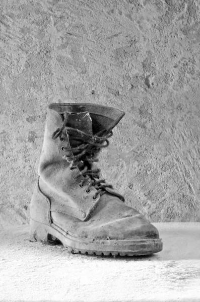 भाग्य सैनिक गलिच्छ बूट . — स्टॉक फोटो, इमेज