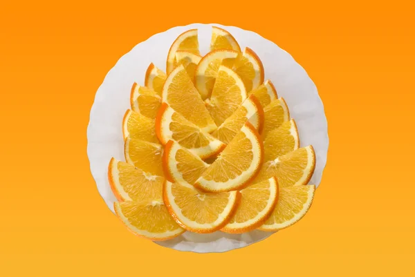 Färska orange — Stockfoto