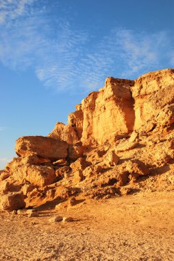 African landscape rock formations in a s clipart