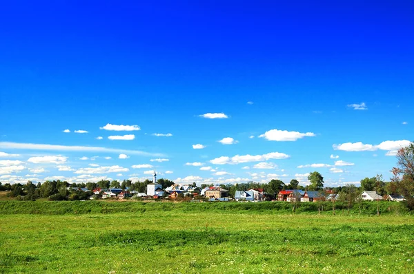 stock image Russia village rural landscape