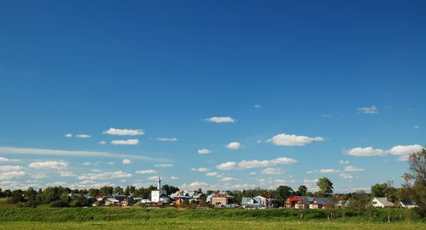 Rússia aldeia paisagem rural — Fotografia de Stock