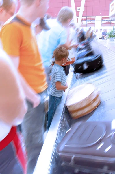 stock image Airport arrival baggage