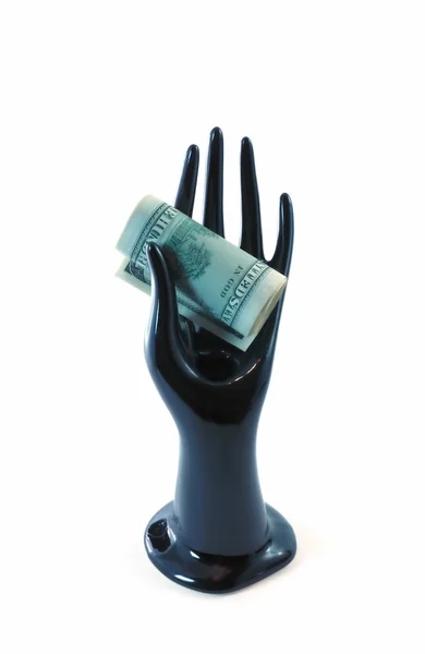 Hand med pengar — Stockfoto