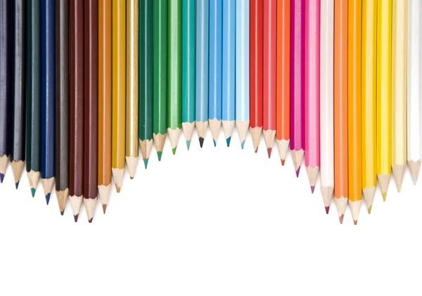 रंगीत पेन्सिल फ्रेम — स्टॉक फोटो, इमेज